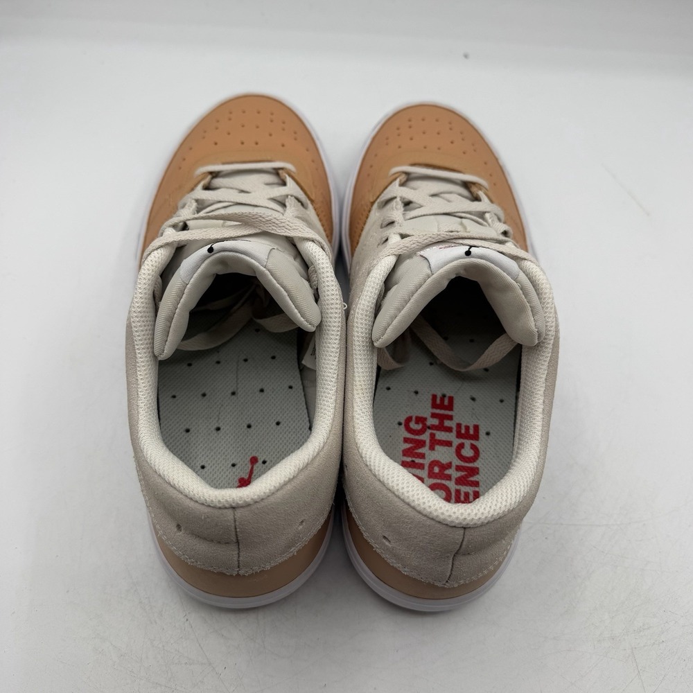 Nike Jordan Series ES Praline Shoes Mens Sz 10.5 Tan White Casual Sneakers - Picture 9 of 11